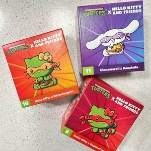 Hello Kitty x TMNT Collectible Figures